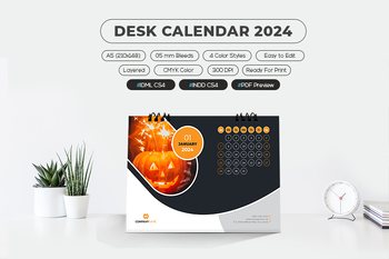 Preview of Calendar 2024 Editable