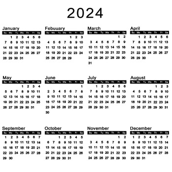 Calendar 2024 Set 1 By Teacher Manda You And Art 