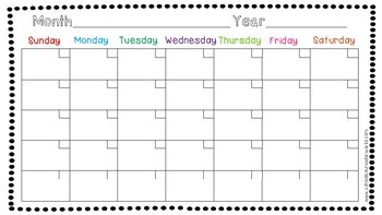 Calendar by School Counselor World | Teachers Pay Teachers