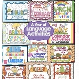 Calendar Activities for Language Bundle! - $ Saving!!!!
