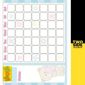 Preview of Calendar Beary Fun Mother’s Day: Wallpaper Calendar, Beary Calender