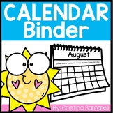 Calendar Binder 2023-2024
