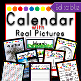 EDITABLE Calendar Black & Primary |  Calendar Kit  |  Clas