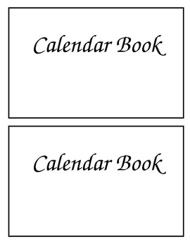 Preview of Calendar Book