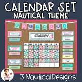 Calendar Bulletin Board | Nautical Theme | Classroom Decor