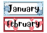 Calendar Bundle - Months of the Year & Calendar Numbers fo