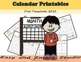 Calendar, Calendar-2023, Free