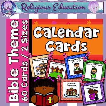 Preview of Calendar Cards: Catholic & Liturgical