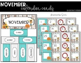 Calendar Cards - November