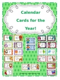 Calendar Cards for the Year!