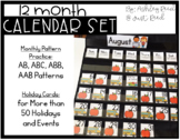 Calendar Cards with Patterns