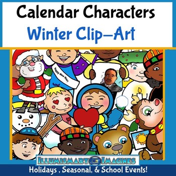 Winter Card-Making Kit! Poems, Pictures, Text, & Characters! by Illumismart