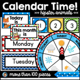 Calendar Classroom Decor (Hipster Animals)