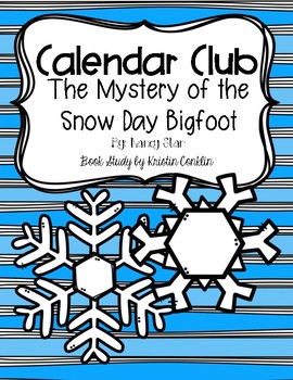 Preview of Calendar Club The Mystery of the Snow Day Bigfoot