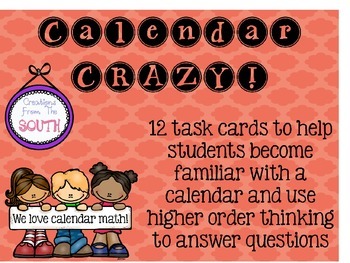 Preview of Calendar Crazy! Using a Calendar for Higher Order Thinking