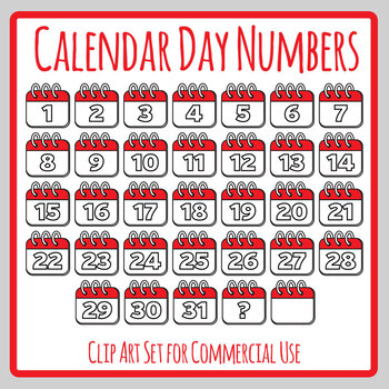 Results for calendar template clipart TPT