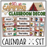 Calendar Display in a Camping Classroom Decor Theme