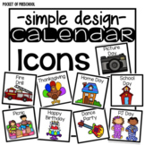 Calendar Event Icons - Simple Design Decor