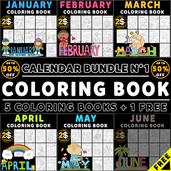 february calendar coloring pages