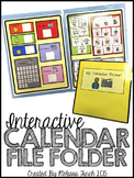Calendar File Folder- Interactive Activities for Students 
