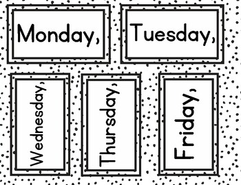 Calendar Flip Chart by TheMinimalistTeacher | TPT