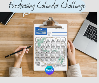 Preview of Calendar Fundraiser Template