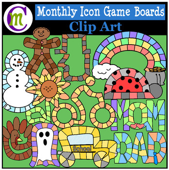 Preview of Calendar Icon Game Boards