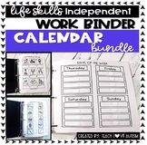 Calendar Independent Work Binder BUNDLE