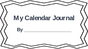 Preview of Calendar Journal