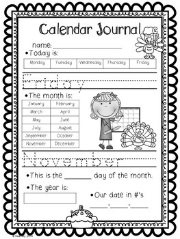 Calendar Journal by Lyndsey Mayhaus | TPT