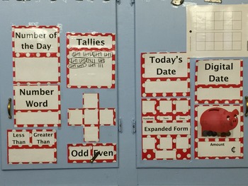 Preview of Calendar Math Bulletin Board