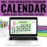 Calendar Math - Digital Calendar Slides Morning Meetings -