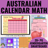 Australian Calendar Math for Morning Meeting - Kindergarte