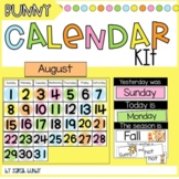 Calendar Math Kit | Classroom Decor | Bunny Theme