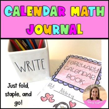 Preview of Calendar Math Morning Meeting Interactive Journal
