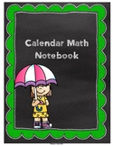 Calendar Math Notebook