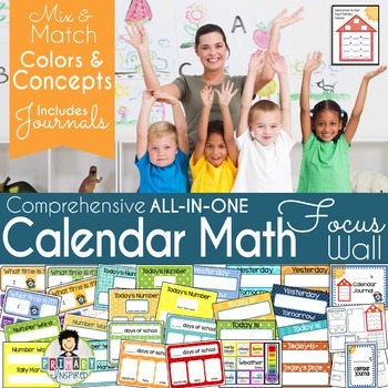Preview of Calendar Math Pack * Math Focus Wall