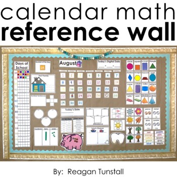 Preview of Calendar Math Reference Wall
