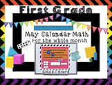 Calendar Math SMARTBoard for May Common Core - Attendance 