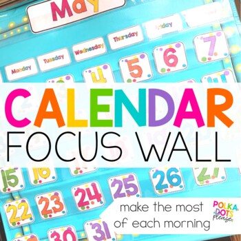 Preview of Calendar Math Wall