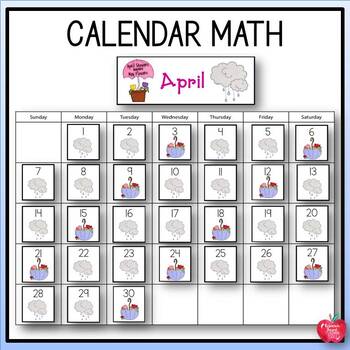 Preview of Calendar Math for April