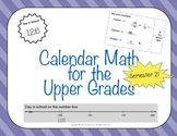 Calendar Math for Upper Grades - 2nd Semester