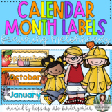 Calendar Months Labels ft. Melonheadz Clipart