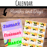 Calendar, Months, Dates, Days of the Week