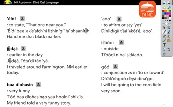 Preview of Diné Oral Language - Situational Phrases