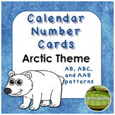 Calendar Number Cards Arctic Theme