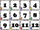 printable calendar numbers 1 31 worksheets teachers