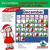 December Calendar Number Cards | Patterns |  Math Stations