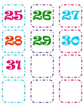 Calendar Number Printables by Heart and Soul in 3rd | TpT