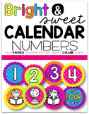 Calendar Numbers - Bright & Sweet Theme